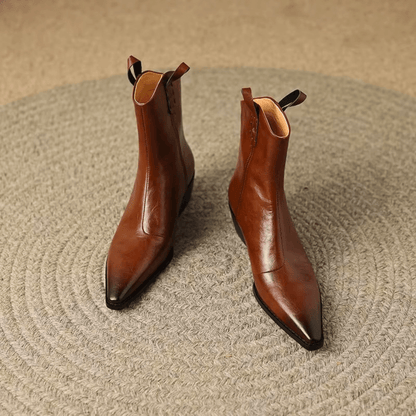 Ivy Pointed Ankle Boots
