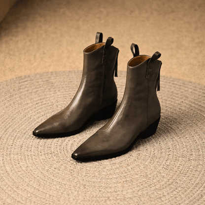 Ivy Pointed Ankle Boots
