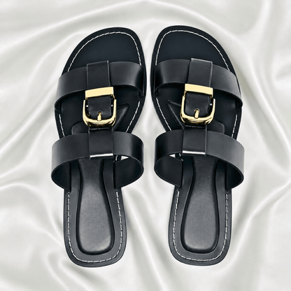 Orla Interlock Leather Sandals