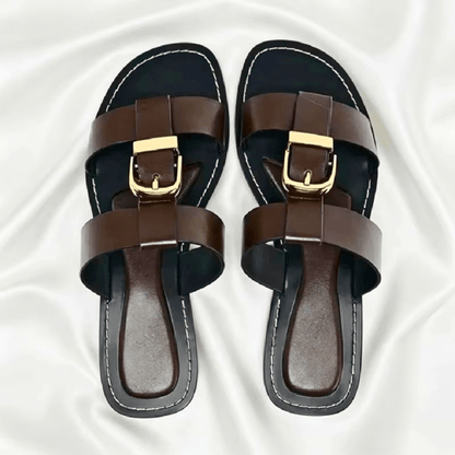 Orla Interlock Leather Sandals