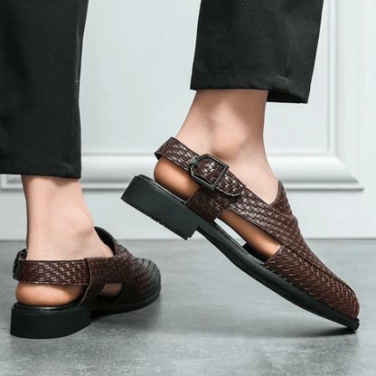 Larkin Woven Slingback Sandals