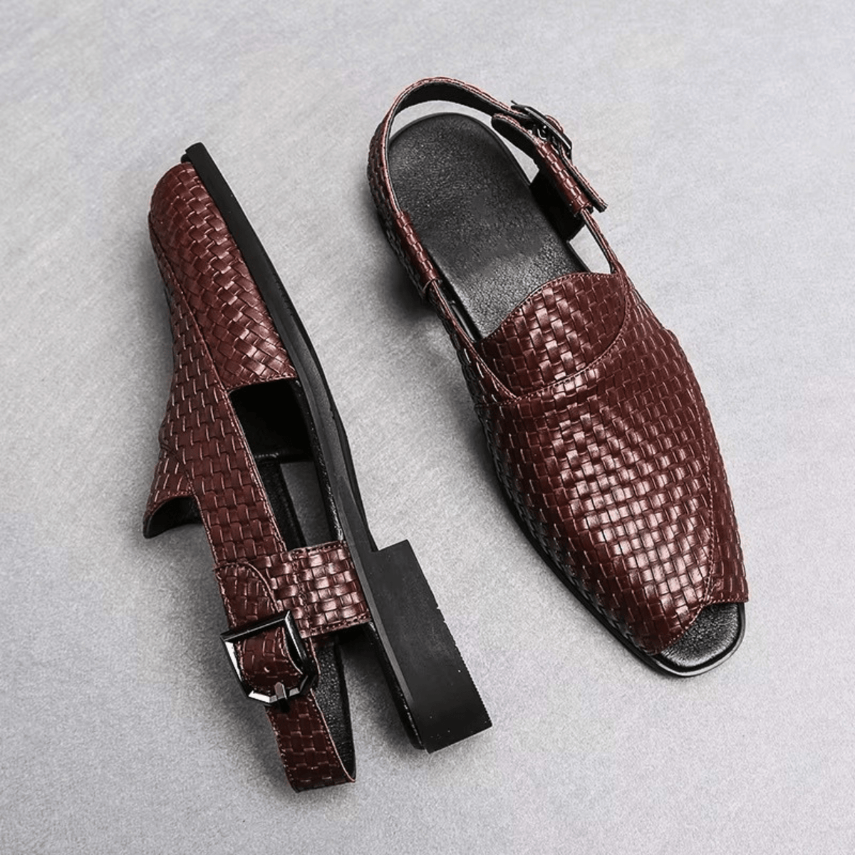 Larkin Woven Slingback Sandals