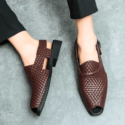 Larkin Woven Slingback Sandals