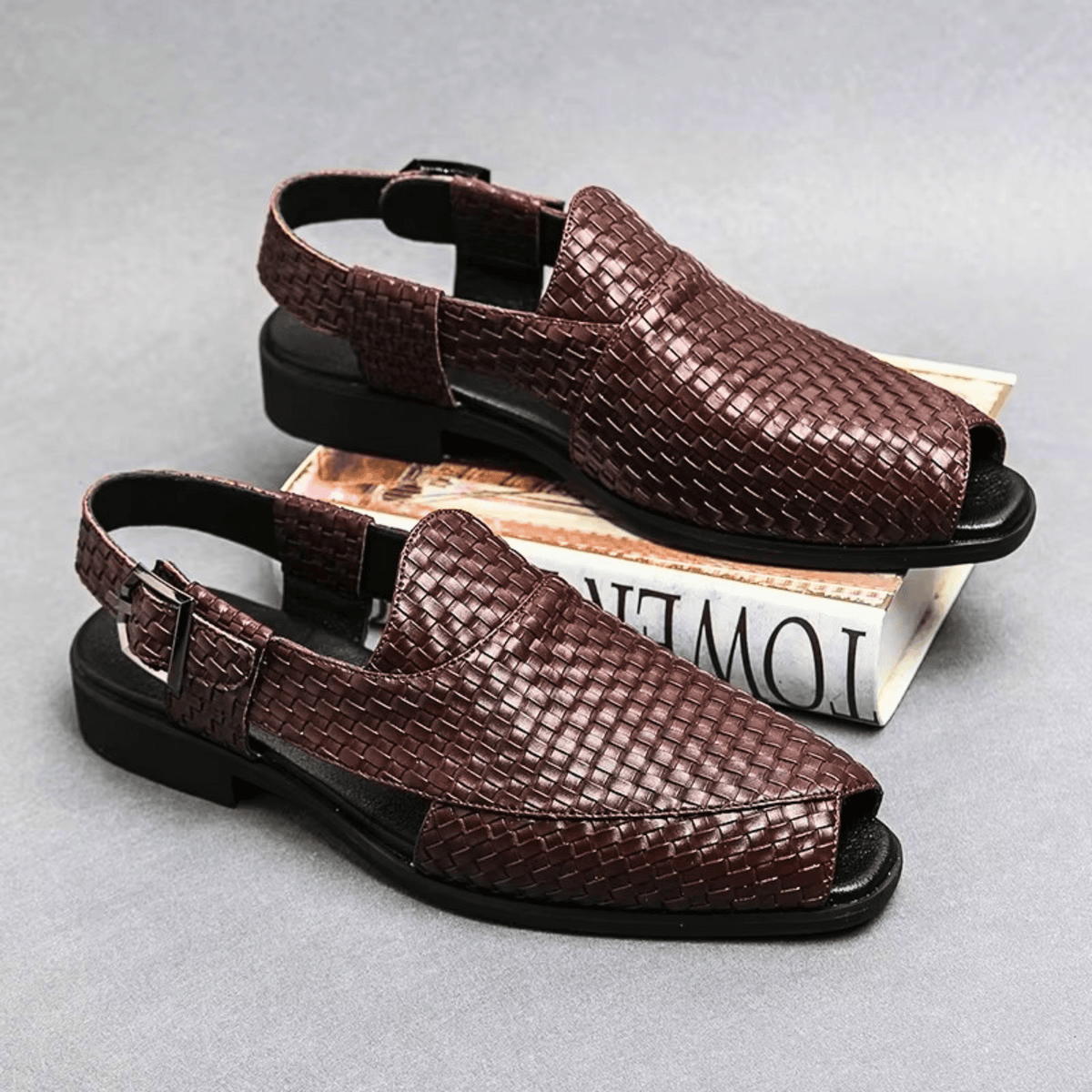 Larkin Woven Slingback Sandals