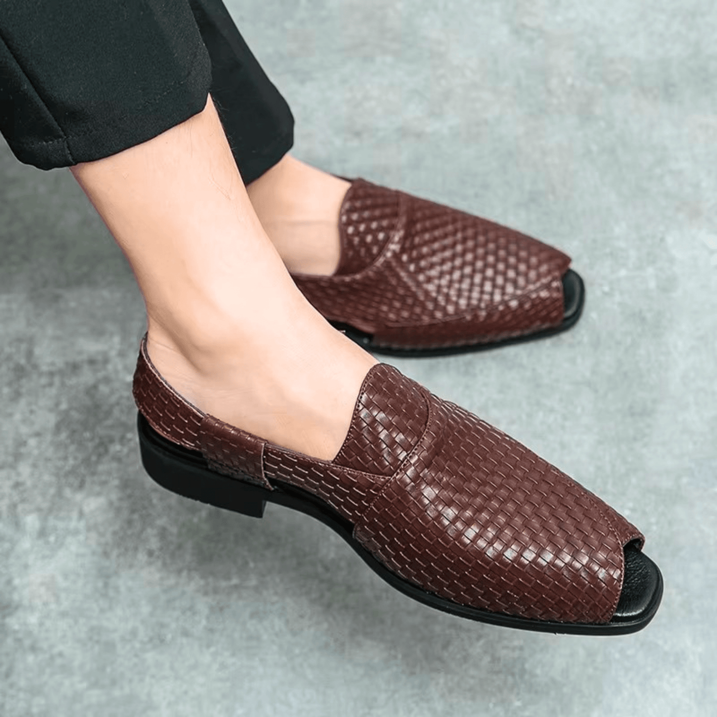 Larkin Woven Slingback Sandals