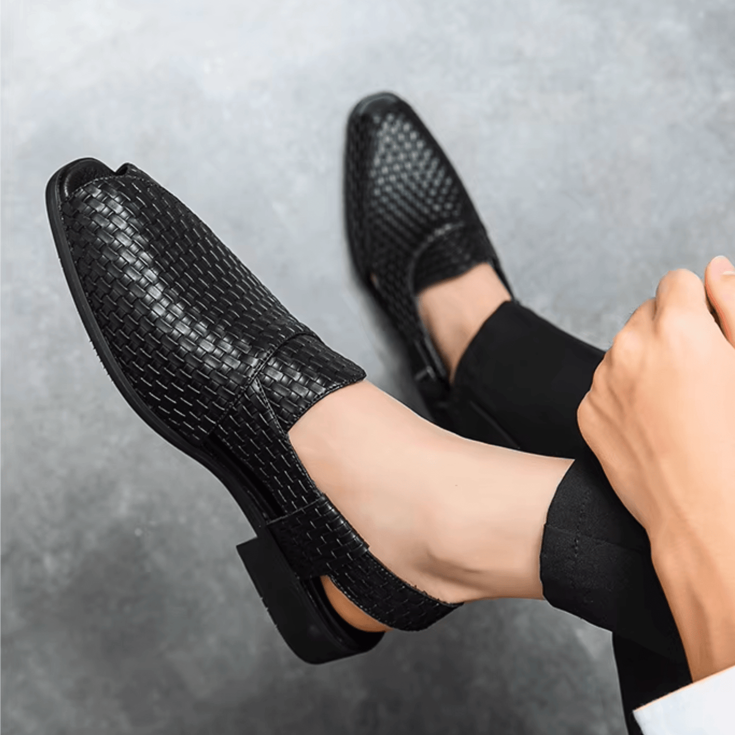 Larkin Woven Slingback Sandals