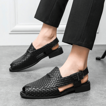 Larkin Woven Slingback Sandals