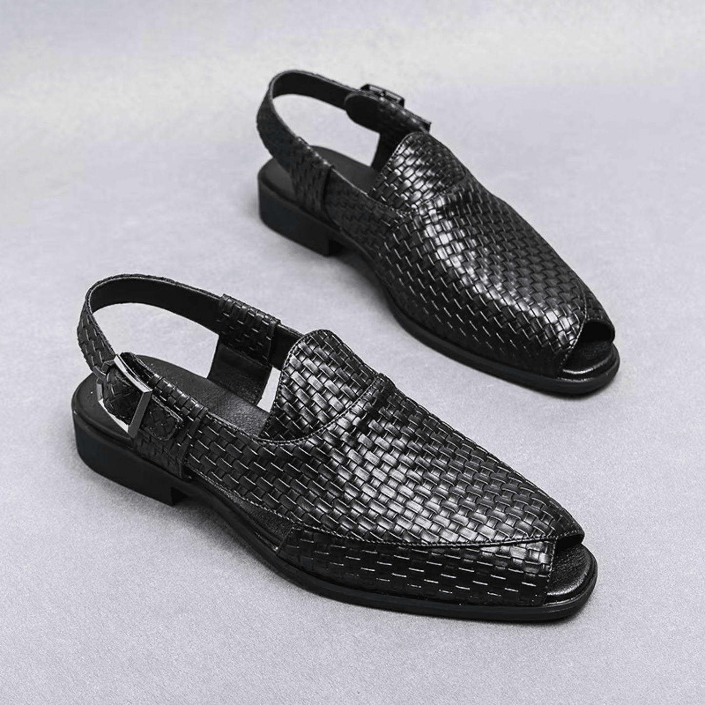 Larkin Woven Slingback Sandals