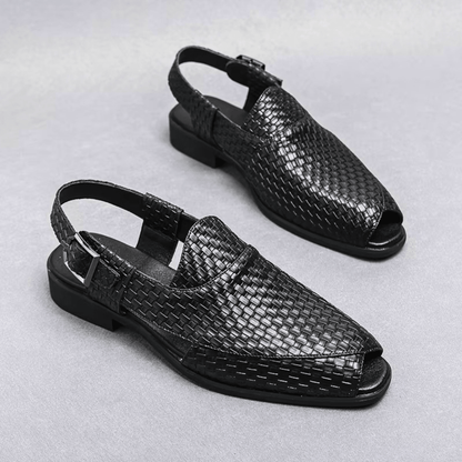 Larkin Woven Slingback Sandals