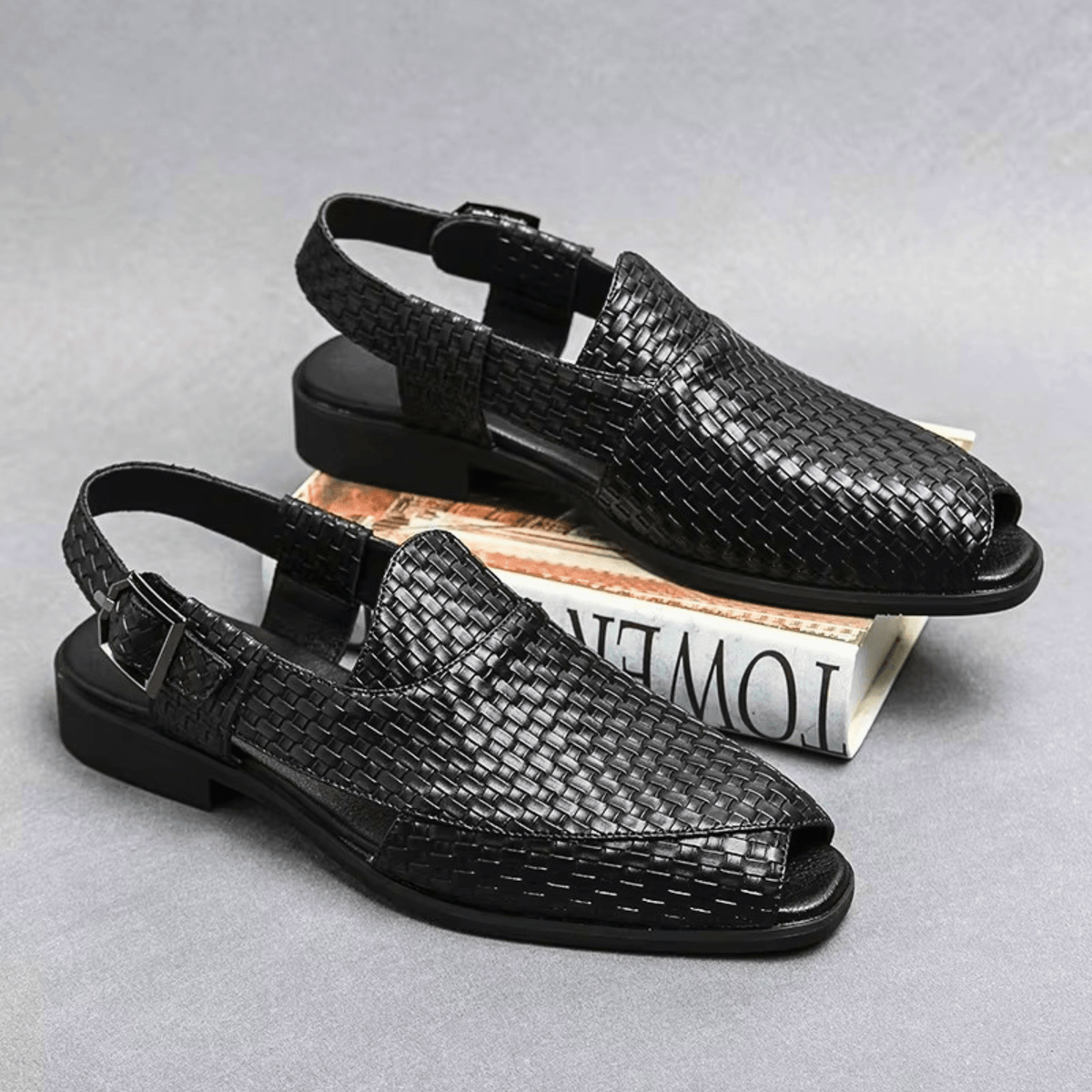 Larkin Woven Slingback Sandals