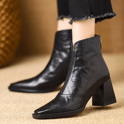 Delaney Block Heel Ankle Boots