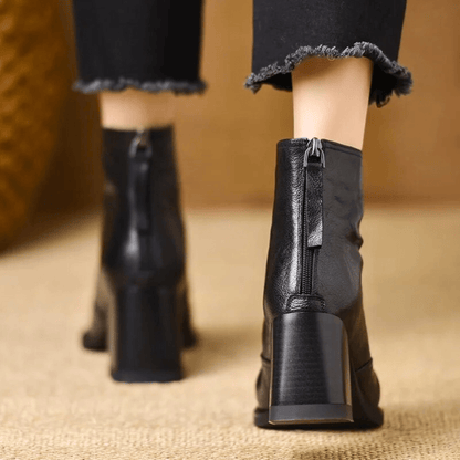 Delaney Block Heel Ankle Boots