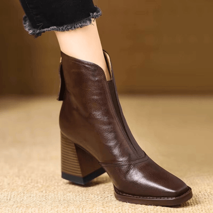 Delaney Block Heel Ankle Boots