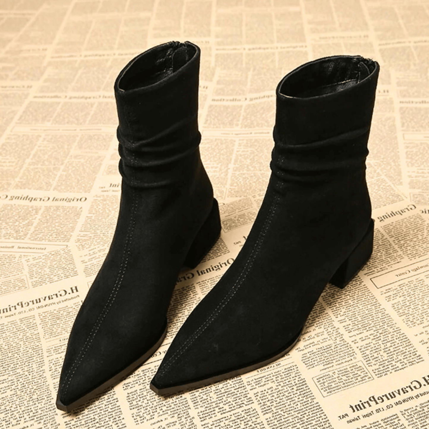 Cora Suede Ankle Boots