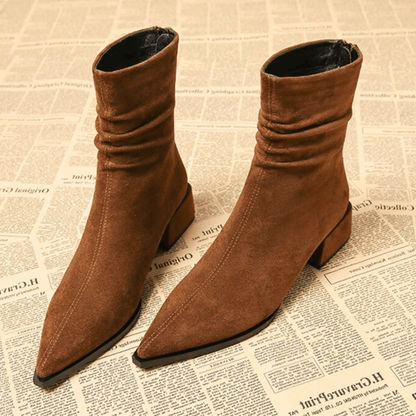 Cora Suede Ankle Boots