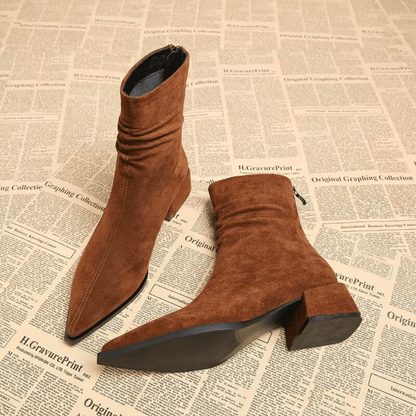 Cora Suede Ankle Boots