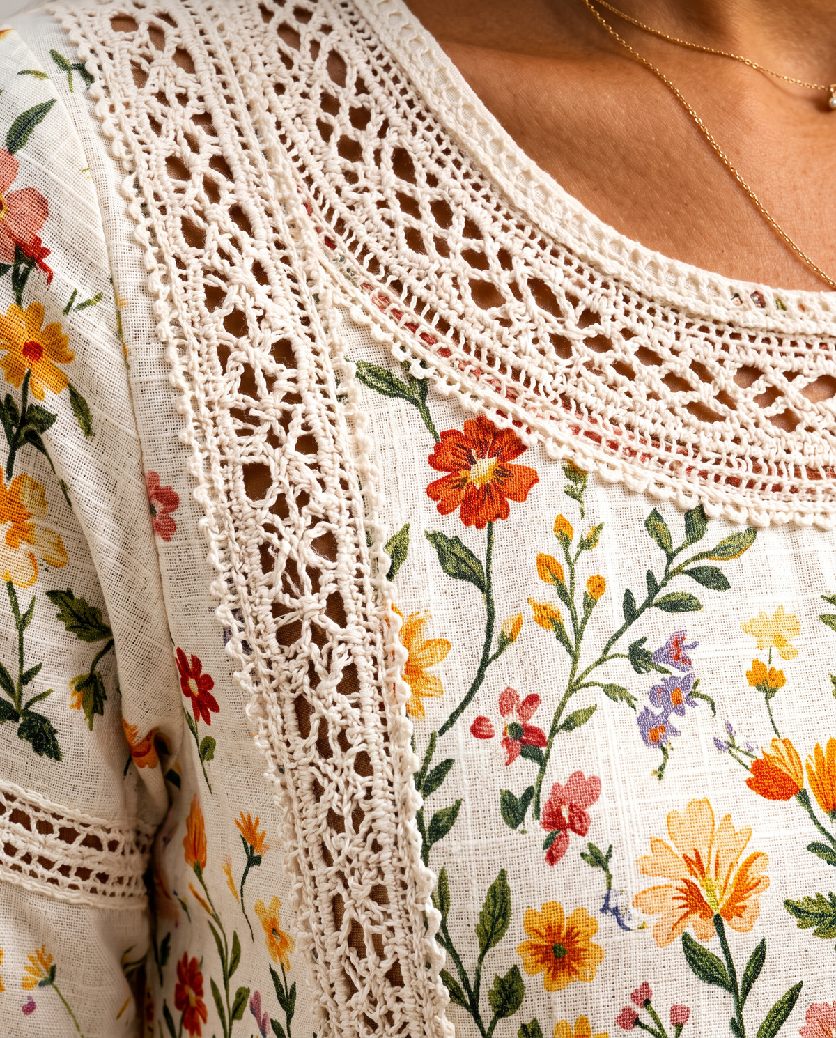 Rosa Floral Midi Dress